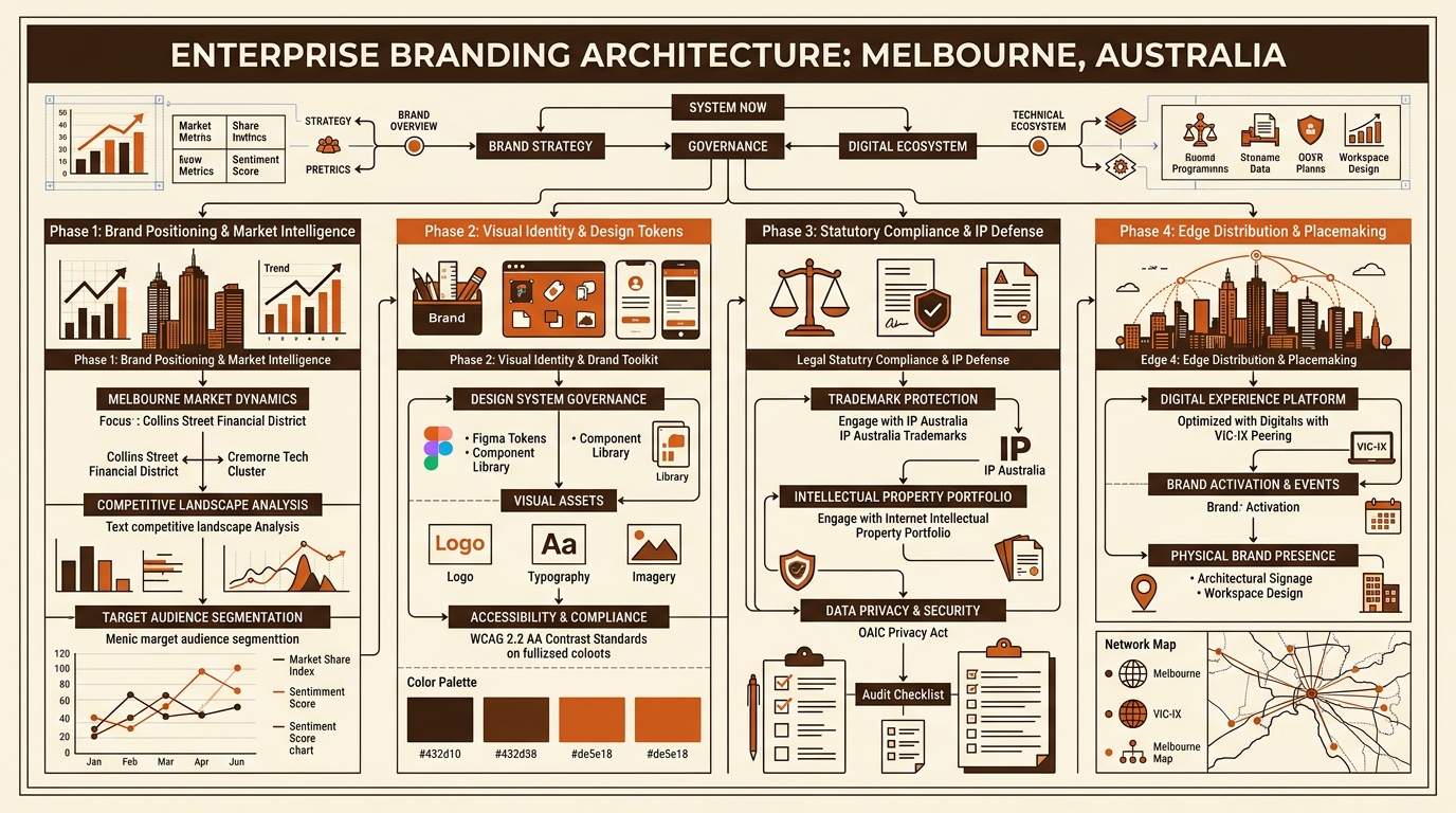 Branding in Melbourne Technical Architecture Infographic